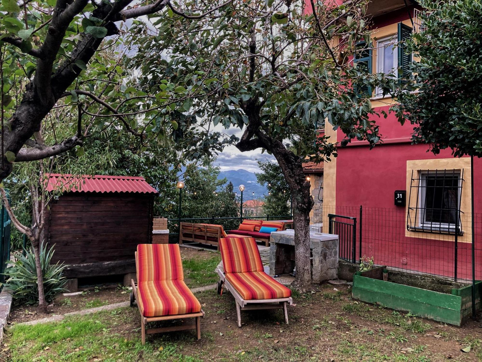Villa La Casa Rossa Arcola Con Vista Exterior foto